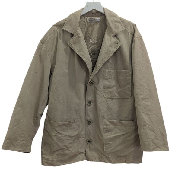 Atlantic Rancher Men's M Tan 100% Cotton Chore Coat Outdoor Waterproof - Picture 1 of 15